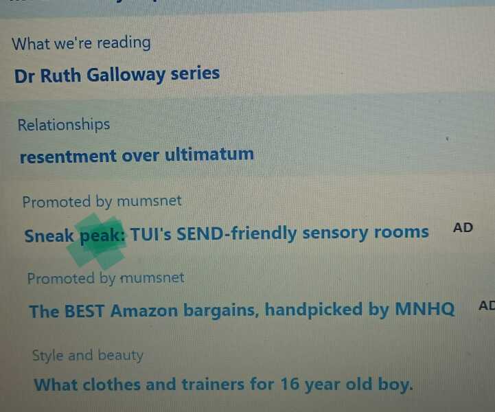 Mumsnet needs a proofreader ...