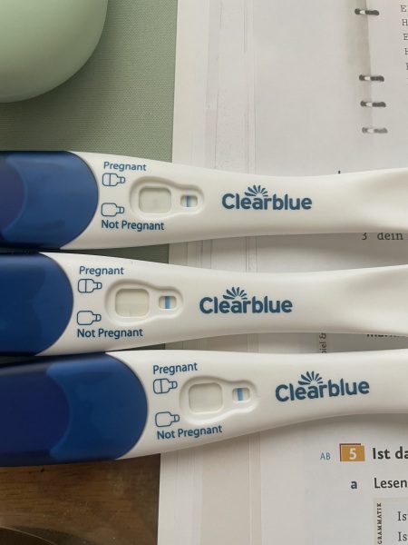 Pregnancy symptoms and test results