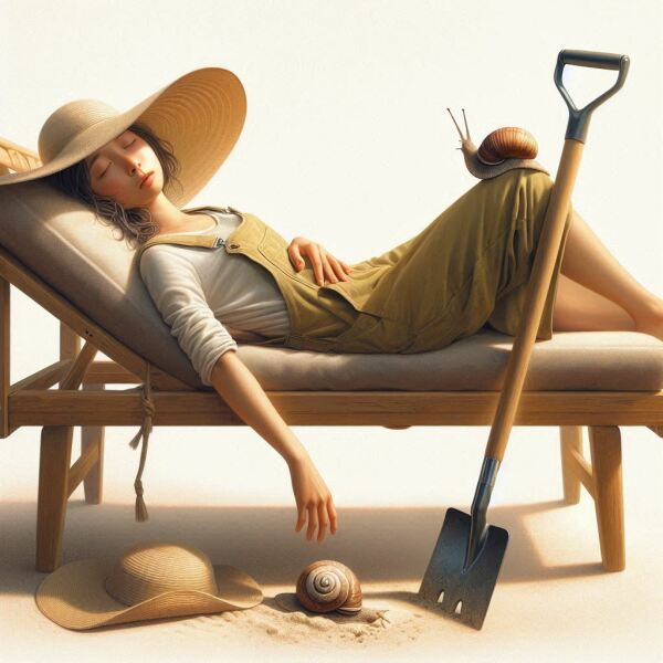 The Bluestocking - where Spring has sprung and the grass is riz.