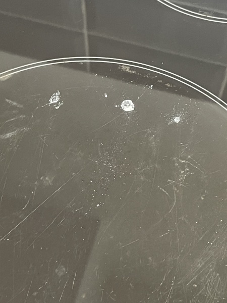 What is this white residue?