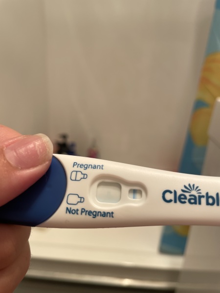 Pregnancy symptoms and test results