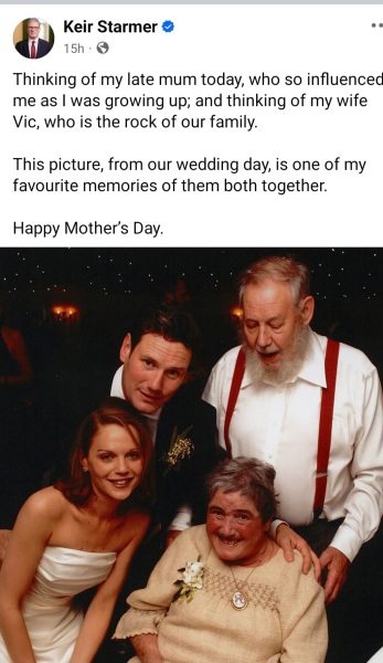 Keir Starmer ignoring Mother's Day