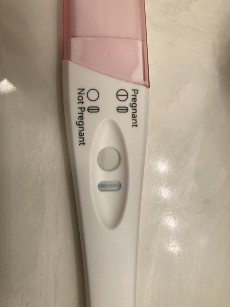 Clear blue test. Evap line or positive
