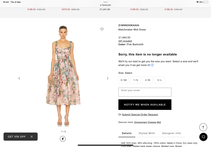 Mindy Kaling’s “With Love Meghan” dress