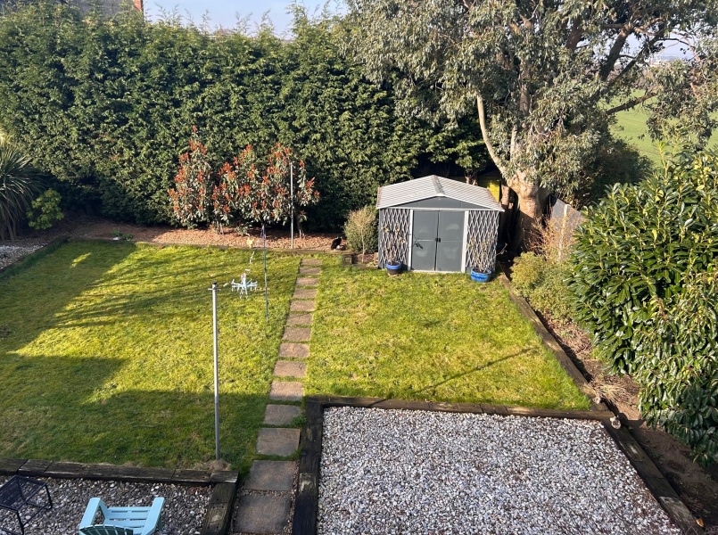 Putting washing on the line in the sun