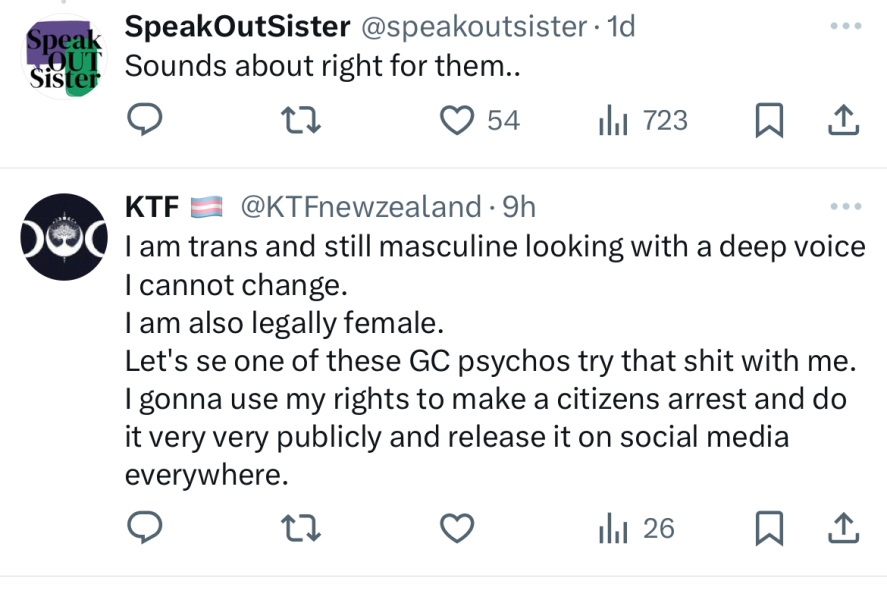 Lesbian mistaken for trans woman in woman's bathroom in Arizona