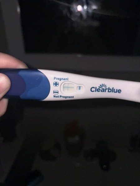 Faint positive Clear Blue