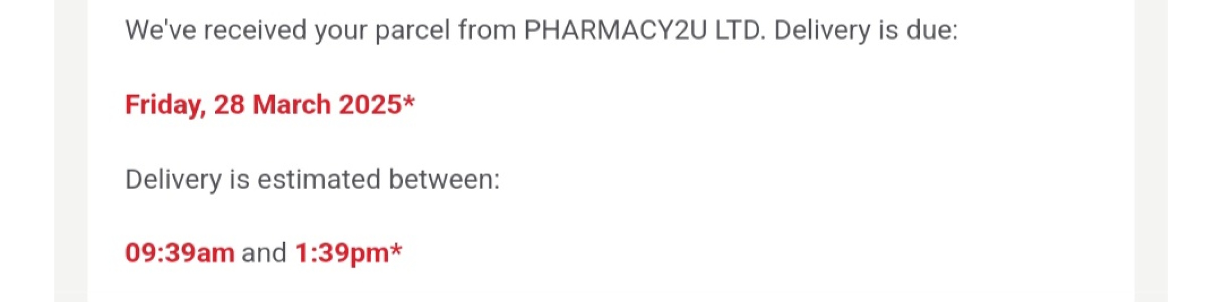 Binned off by my girlfriend for a parcel, AIBU?