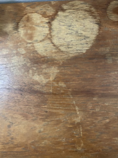 Help! Water stains on table