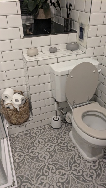 To ask you to show me your bathrooms?