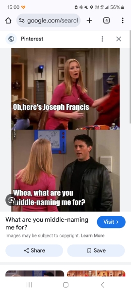 To think middle names are pointless