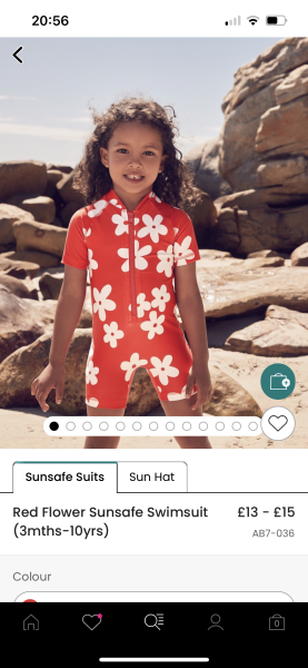 Can anyone help me find this girl's swimwear? I'm struggling!