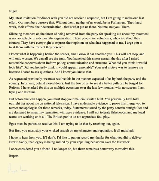 To think this is the beginning of the end for Reform