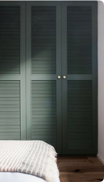 How to paint these wardrobe doors?