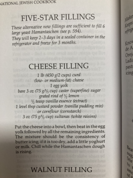 South African Hammantaschen recipe?