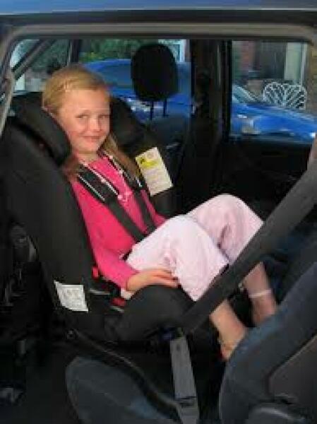 Booster seat on coach for reception school trip?