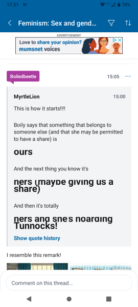 The Bluestocking - where Spring has sprung and the grass is riz.