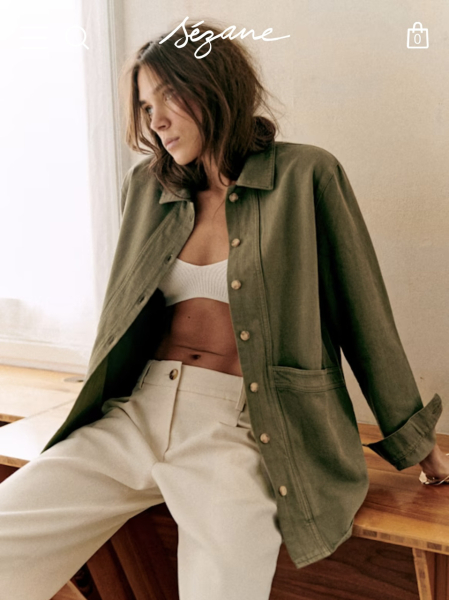 Khaki jacket smart/casual