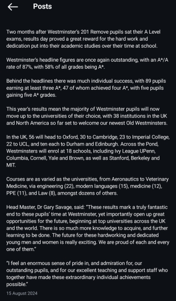 St Paul’s vs Westminster