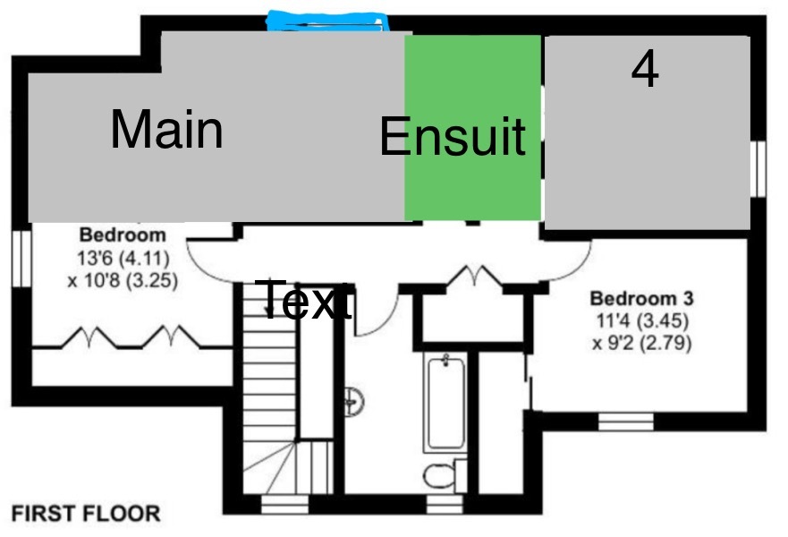 How do we keep this a 4 bed but add an ensuite ...