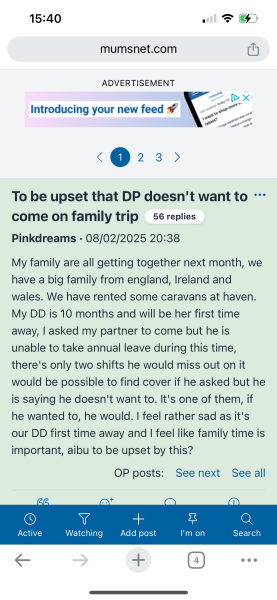 To think it’s wrong to go on holiday without DC