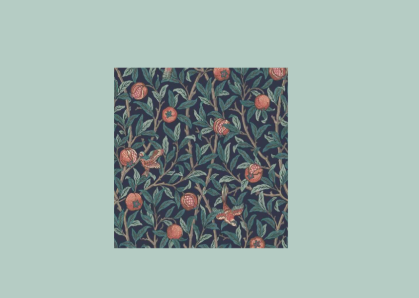 What colour walls with this William Morris wall paper