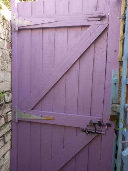 Seeking purple garden paint