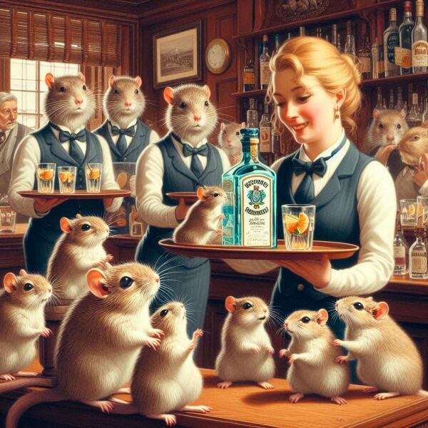 The Bluestocking - where Spring has sprung and the grass is riz.