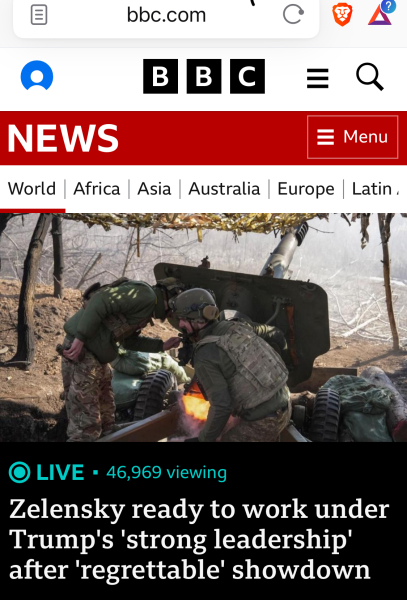 AIBU to be utterly horrified that the US has cut off military aid to Ukraine?