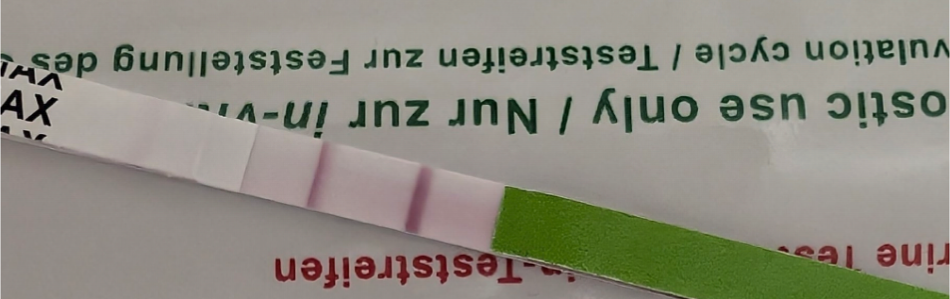 First time ovulation test