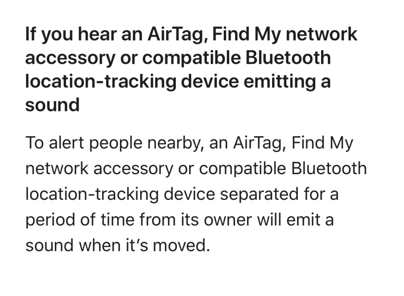 Air tag tracking me but I don't own one