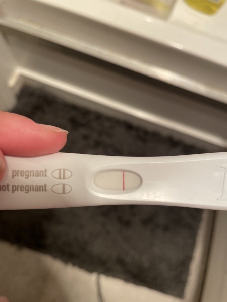 Pregnancy symptoms and test results