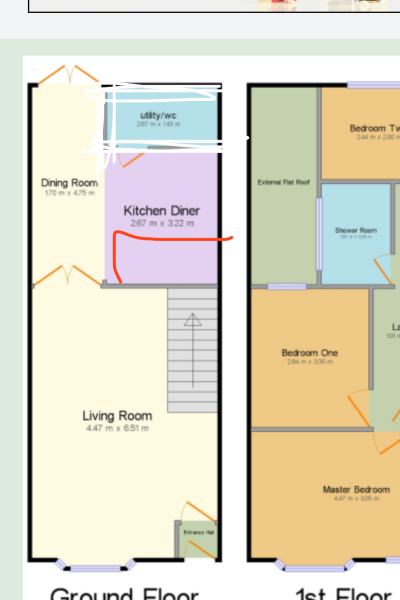 Moving our downstairs loo/small utility room