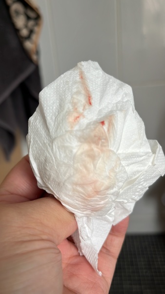 Day of period, cramping but no flow. TTC