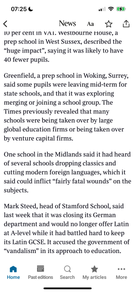 Whitehall “braced for private schools collapse” 3