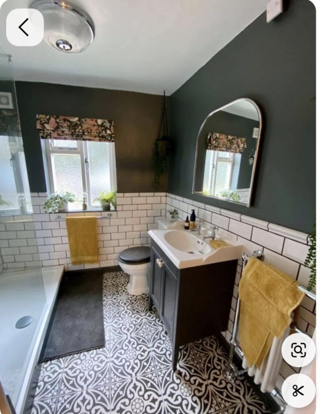 Show me your bathrooms! Decor indecision.