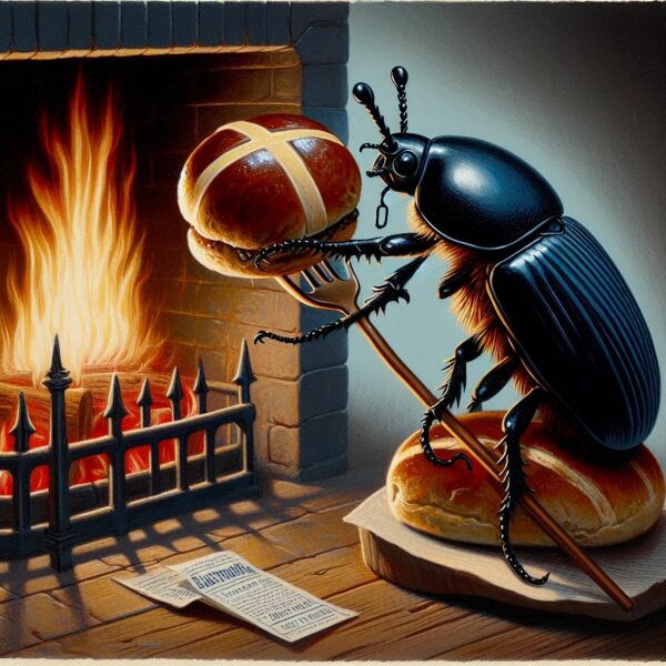 The Bluestocking - where Spring has sprung and the grass is riz.