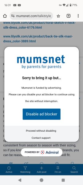 No, MN, I will not disable my ad block