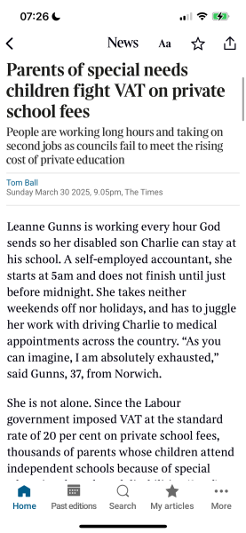 Whitehall “braced for private schools collapse” 4