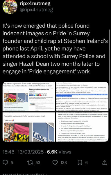 Founder of Surrey Pride charged with child sex abuse