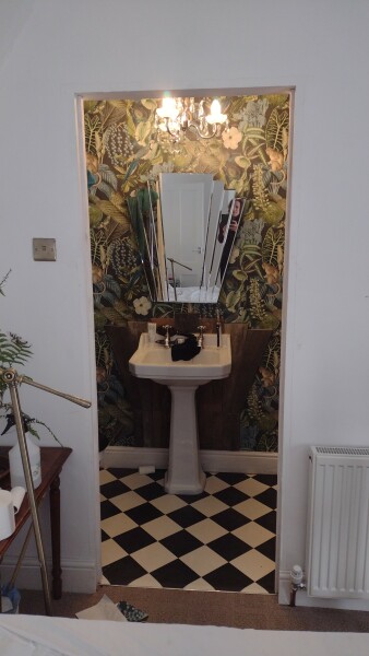 To ask you to show me your bathrooms?
