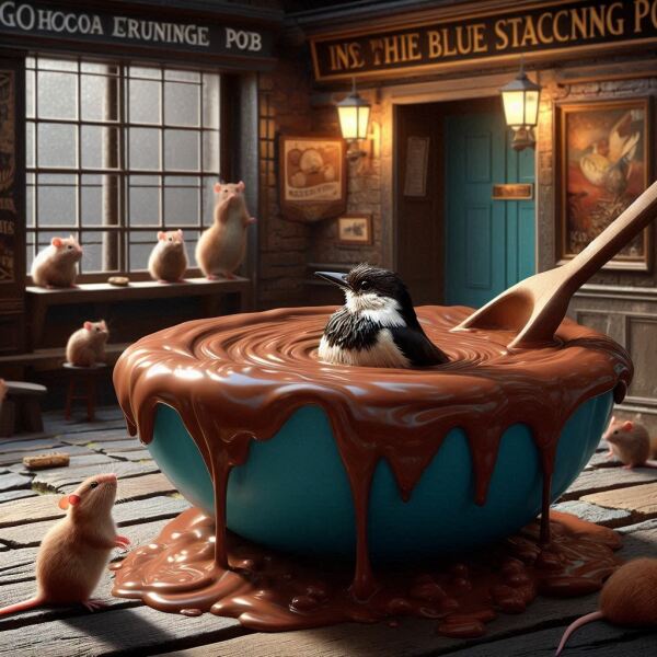 The Bluestocking - where Spring has sprung and the grass is riz.