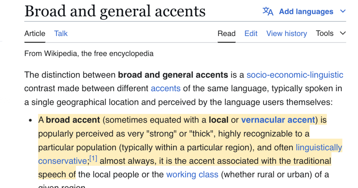Accent acquisition in young children