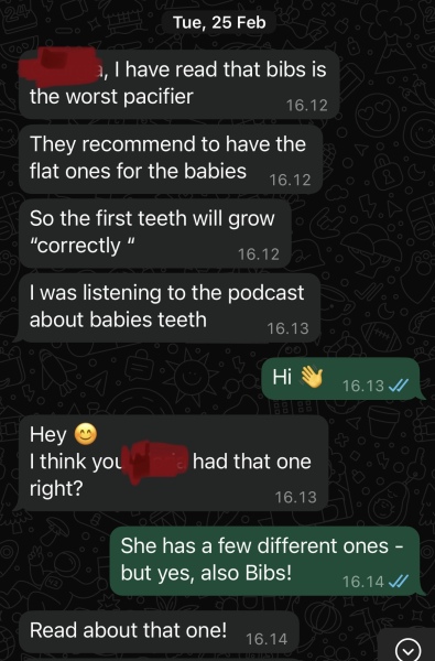 To feel rejected by mother’s group?