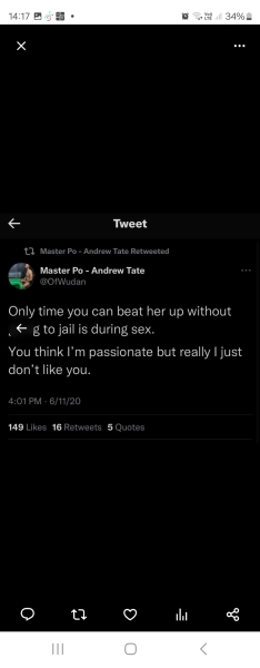 Violent misogyny of kind promoted by Andrew Tate 'fuelled rape and triple murder' by Kyle Clifford