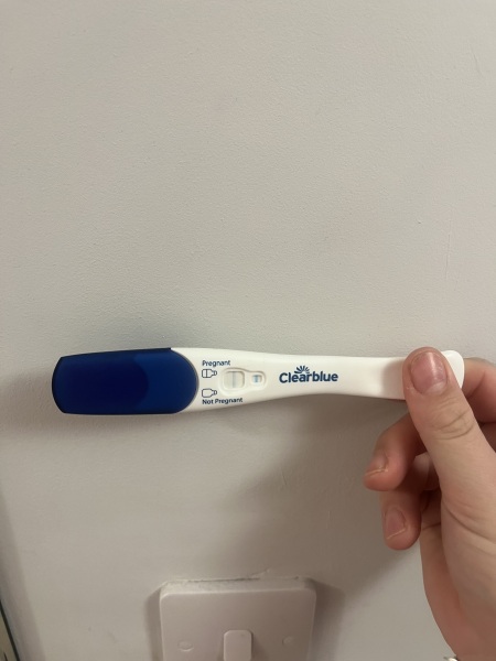 Pregnancy test period 1 day late - help please!