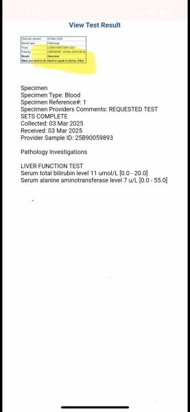 Blood test results - any medical bods around who can translate these results for me?