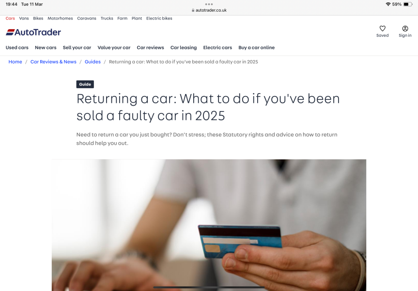 If you'd bought a second hand car