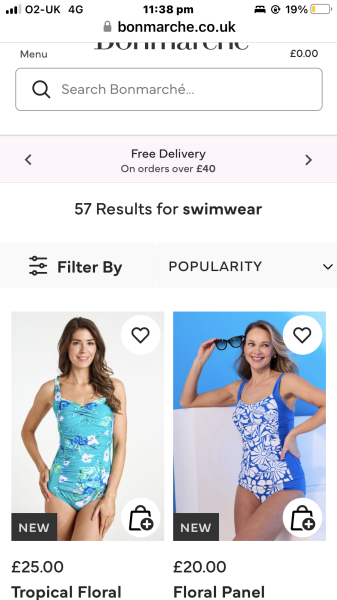 Size 18 swimwear
