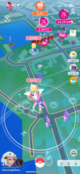 Routine Sparkles Pokémon Go 